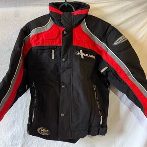Mens Polaris Jacket - Black and Red